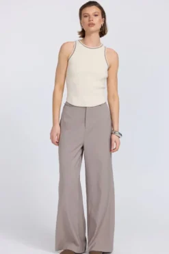 Aimee Combo Contrast Cardi Cream