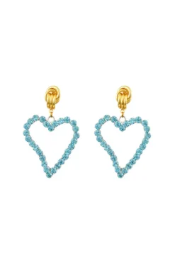 All Of My Heart Earrings Mini Dolphin Blue