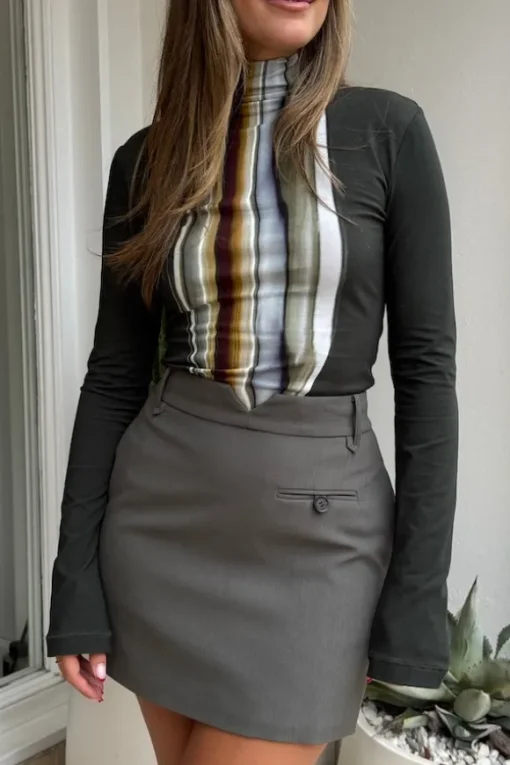 Annick Mini Skirt Sacramento Green