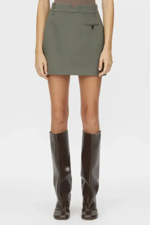 Annick Mini Skirt Sacramento Green