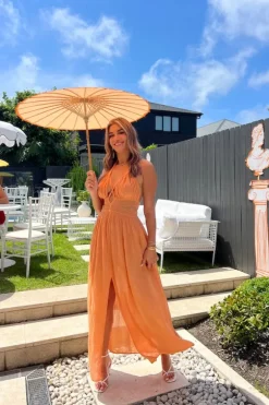 Artemis Dress Apricot