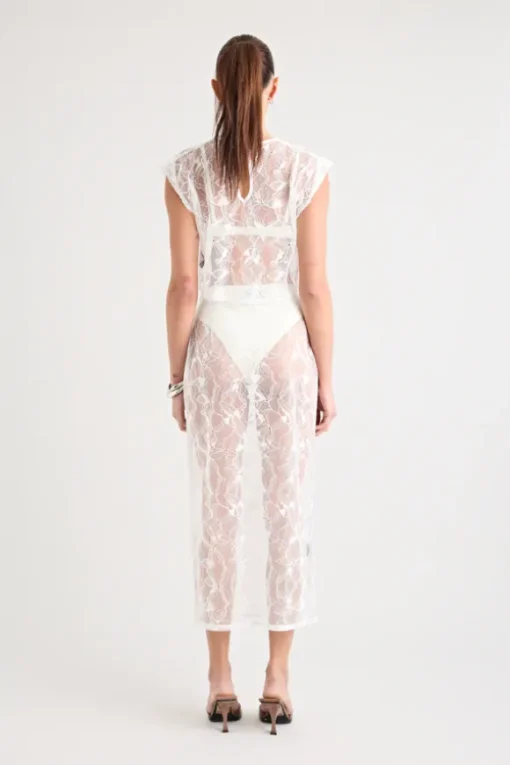 Astrid Lace Top White