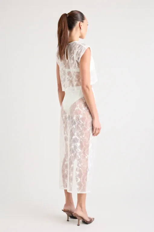 Astrid Lace Top White