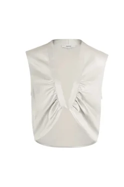 Avery Sleeveless Top Silver