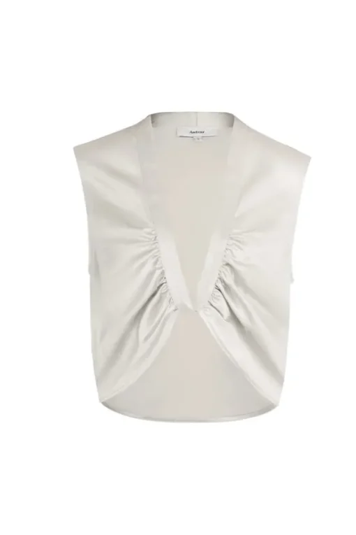 Avery Sleeveless Top Silver