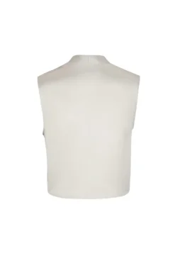 Avery Sleeveless Top Silver