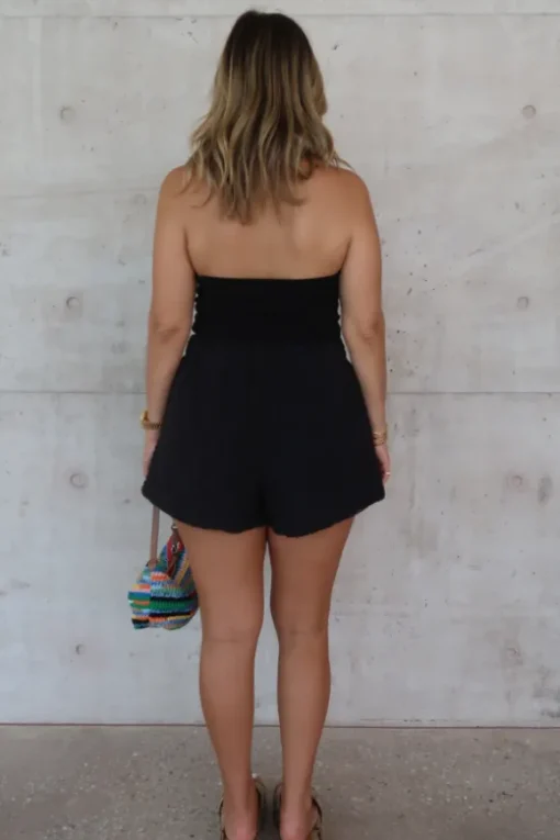 Bella Halter Tank Black