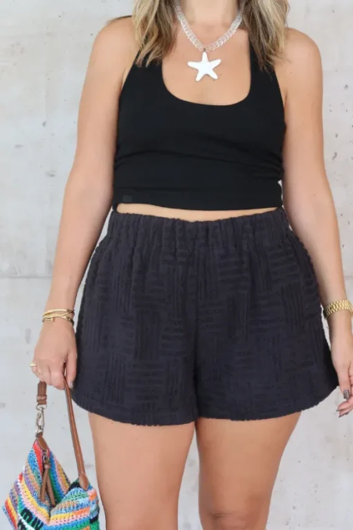 Bella Halter Tank Black