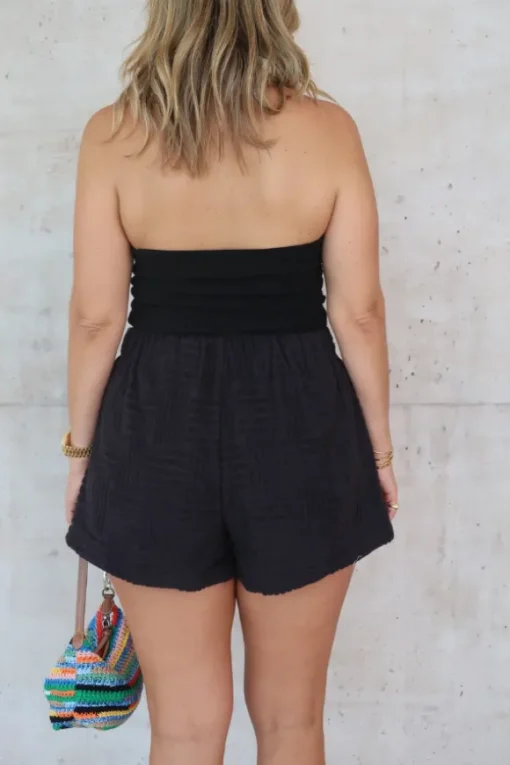 Bella Halter Tank Black