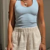 Bella Halter Tank Blue