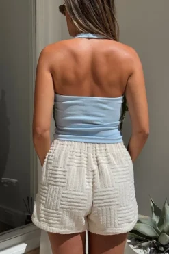 Bella Halter Tank Blue