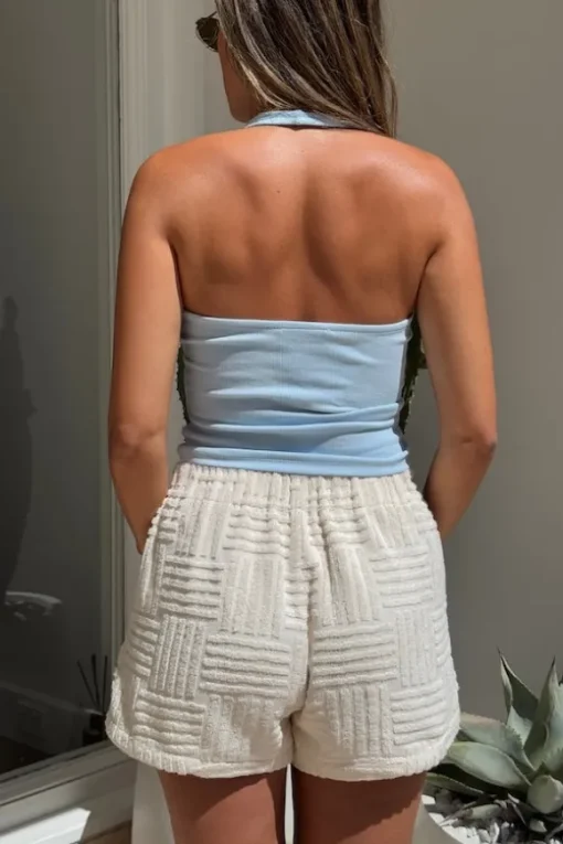 Bella Halter Tank Blue