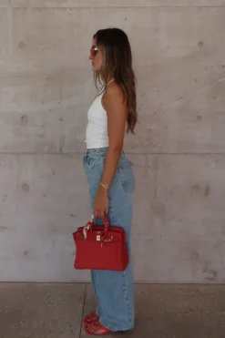 Bella Halter Tank White