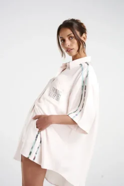 Big Shirt With Stripe Cream/Viceroy Stripe
