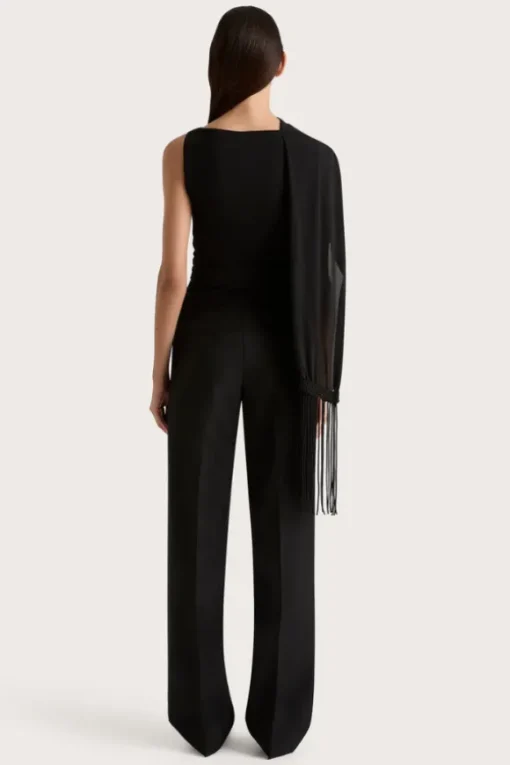 Bijou Asymmetric Top Black