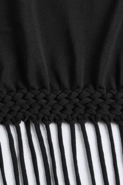 Bijou Asymmetric Top Black