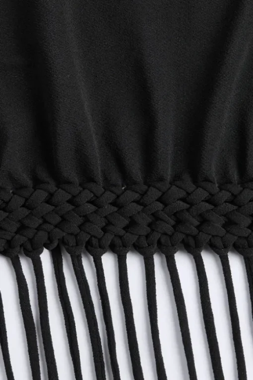 Bijou Asymmetric Top Black