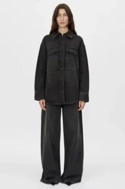 Blanca Denim Shirt Soft Black
