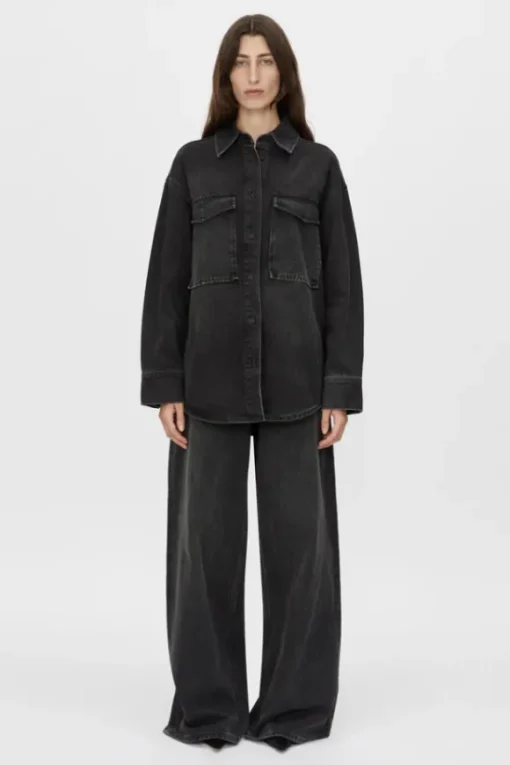 Blanca Denim Shirt Soft Black