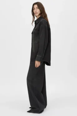 Blanca Denim Shirt Soft Black