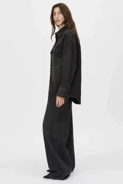 Blanca Denim Shirt Soft Black