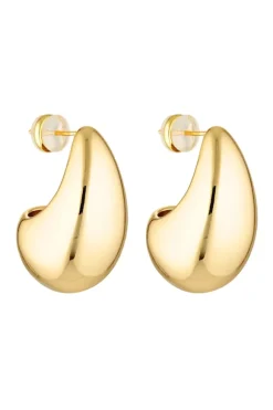 Blob Earrings Gold