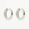 Bold Large Hoops Sterling Silver
