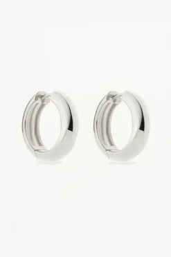 Bold Large Hoops Sterling Silver