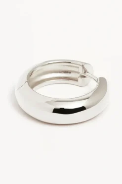 Bold Large Hoops Sterling Silver