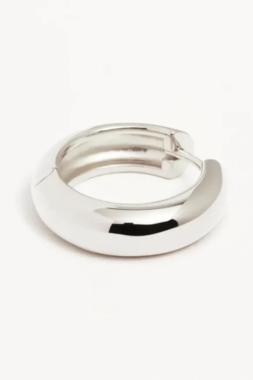 Bold Large Hoops Sterling Silver
