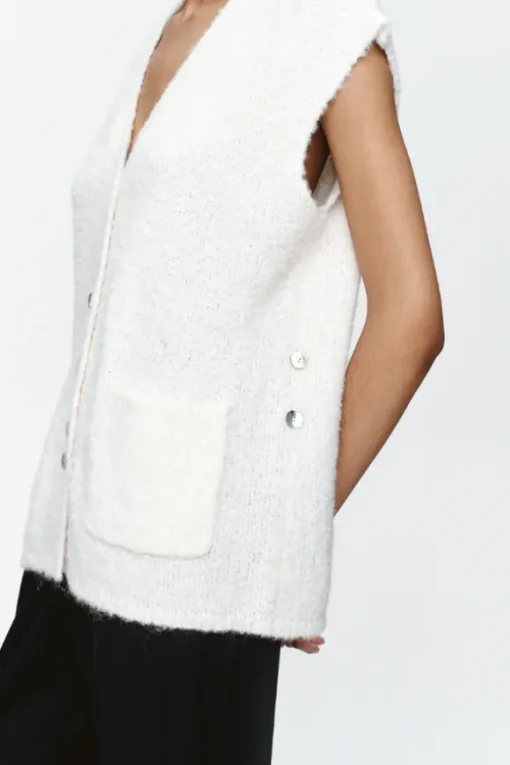Bonita Vest Ivory