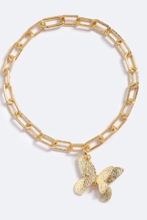 Butterfly Effect Necklace Fearless Gold
