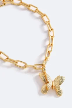 Butterfly Effect Necklace Fearless Gold