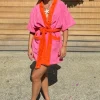 Cali Robe Pink/Orange