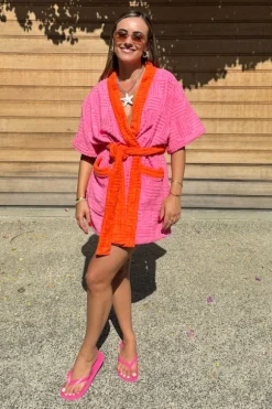 Cali Robe Pink/Orange