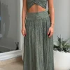 Calypso Skirt Khaki/Gold