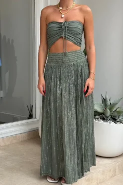 Calypso Skirt Khaki/Gold