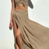 Calypso Skirt Mocha/Gold
