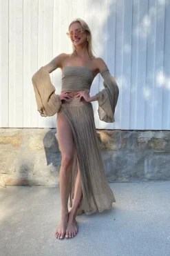 Calypso Skirt Mocha/Gold