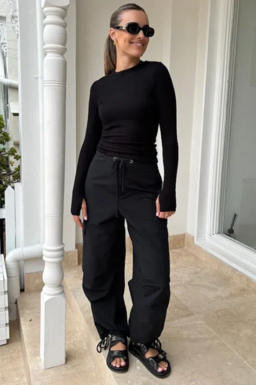 Cargo Link Pants Black