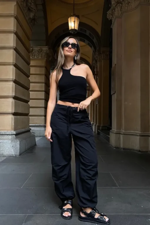 Cargo Link Pants Black