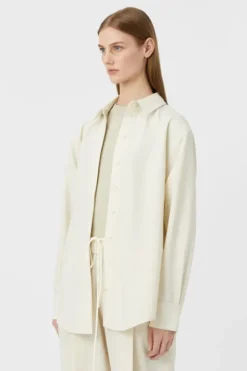 Carlisle Overshirt Ivory Marle