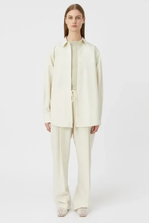 Carlisle Overshirt Ivory Marle