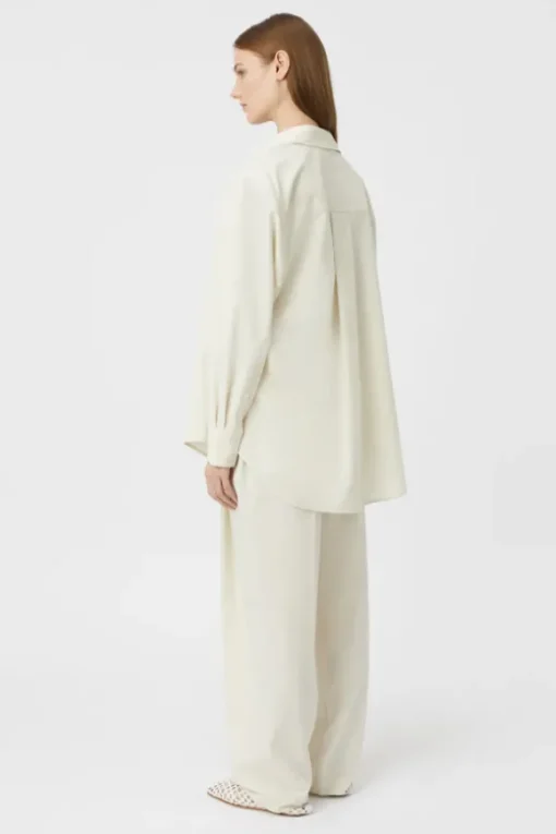 Carlisle Overshirt Ivory Marle