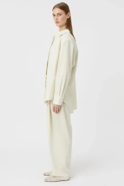 Carlisle Overshirt Ivory Marle