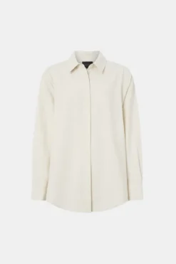 Carlisle Overshirt Ivory Marle