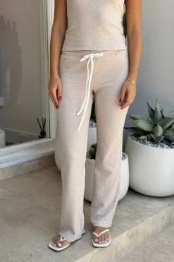 Charlie Pant Sand/White