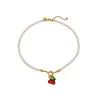 Cherry Ice Cream Smile Necklace