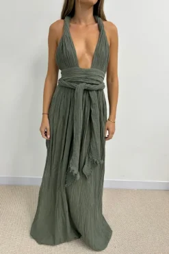 Chimera Dress Khaki
