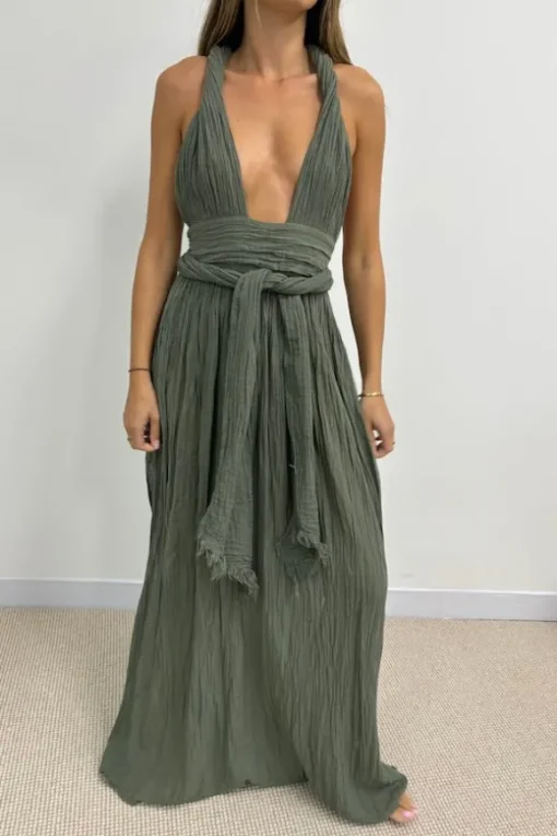 Chimera Dress Khaki